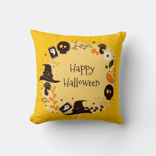 ハッピーハローウィン クッション (正面)
