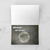 ハッピーハローウィン – グリーティングカード (内部)