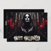 ハッピーハローウィン – ゴシックお祝い (正面/裏面)