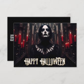 ハッピーハローウィン – ゴシックお祝い (正面/裏面)