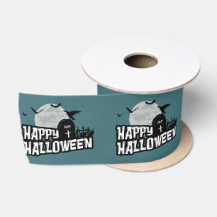 ハッピーハローウィン サテンリボン