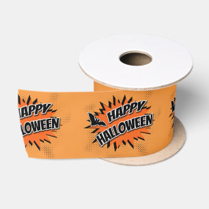 ハッピーハローウィン サテンリボン