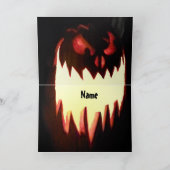 ハッピーハローウィン サンキューカード (内部)