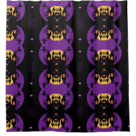 ハッピーハローウィン シャワーカーテン