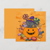 ハッピーハローウィン シーズンカード (正面/裏面)