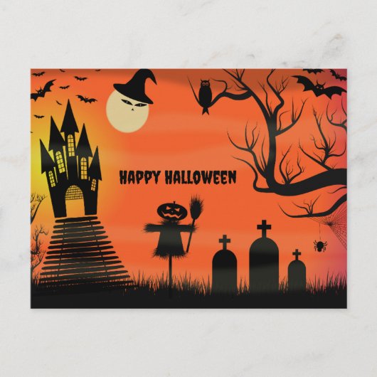 ハッピーハローウィン シーズンポストカード (正面)