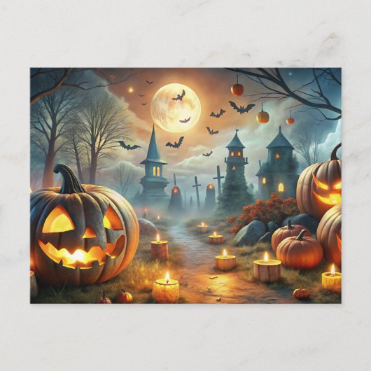 ハッピーハローウィン シーズンポストカード (正面)