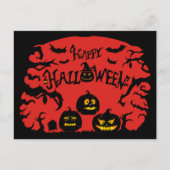 ハッピーハローウィン シーズンポストカード (正面)