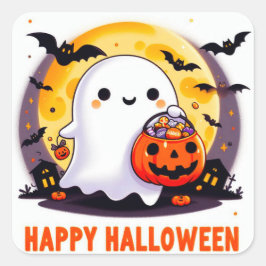 ハッピーハローウィン スクエアシール