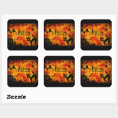 ハッピーハローウィン スクエアシール (シート)