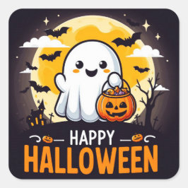 ハッピーハローウィン スクエアシール