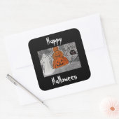 ハッピーハローウィン スクエアシール (封筒)