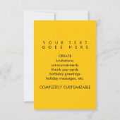 ハッピーハローウィン（スクラップ） 招待状 (裏面)