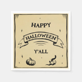 ハッピーハローウィン スタンダードカクテルナプキン