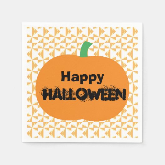 ハッピーハローウィン スタンダードカクテルナプキン (正面)