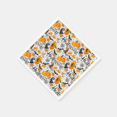 ハッピーハローウィン スタンダードカクテルナプキン (角)