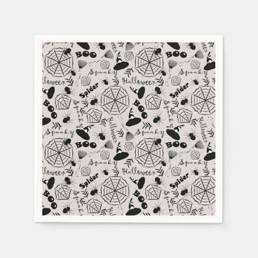 ハッピーハローウィン スタンダードカクテルナプキン (正面)