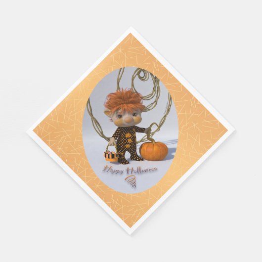 ハッピーハローウィン! スタンダードランチョンナプキン (角)