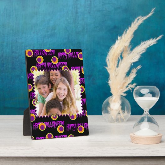 ハッピーハローウィン!スポットお洒落フォトフレーム フォトプラーク (側面)