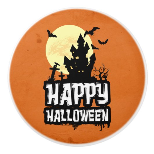 ハッピーハローウィン セラミックノブ (正面)