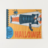 ハッピーハローウィン タペストリー (正面(横))