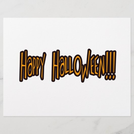 ハッピーハローウィン チラシ (正面)