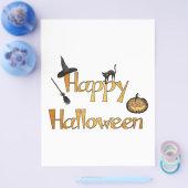 ハッピーハローウィン チラシ (シングル)