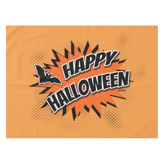 ハッピーハローウィン テーブルクロス (正面(横))