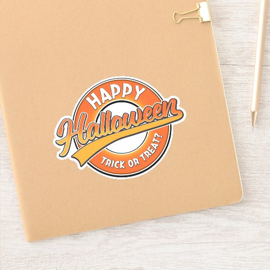 ハッピーハローウィン・トックか治療か? シール (ノートブック)