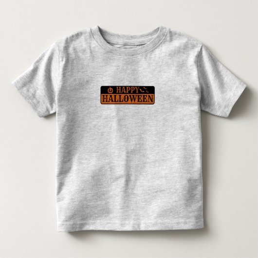 ハッピーハローウィン トドラーTシャツ (正面)