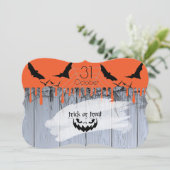 ハッピーハローウィン「トリートまたはトリック」 招待状 (スタンド正面)