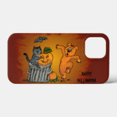 ハッピーハローウィン!ネコこうもり犬とクモ Case-Mate iPhoneケース (裏面 (横))