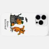 ハッピーハローウィン!ネコこうもり犬とクモ Case-Mate iPhoneケース (裏面 (横))