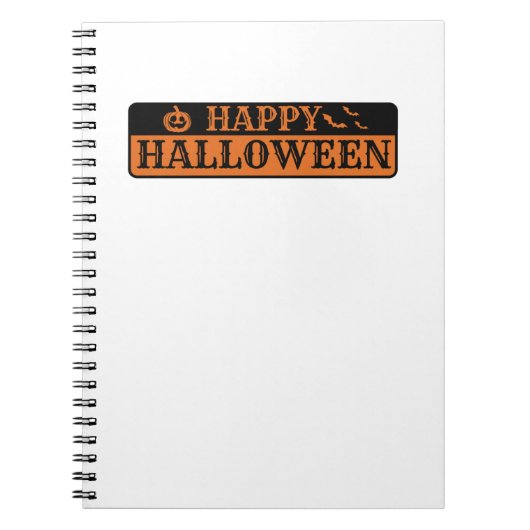 ハッピーハローウィン ノートブック (正面)