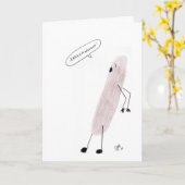 ハッピーハローウィン – ハッピーハウリングウインナソーセージカード カード (黄色い花)