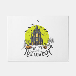 ハッピーハローウィン、ハローウィンパーティ、面白いハロウィーン ドアマット