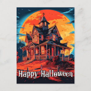 ハッピーハローウィン ハ不気味ウス ポストカード