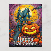 ハッピーハローウィン |ハ不気味ウス ポストカード (正面)
