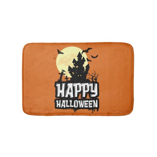 ハッピーハローウィン バスマット (正面)