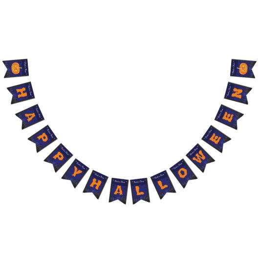 ハッピーハローウィン バンティングフラッグ (全)