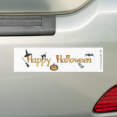 ハッピーハローウィン バンパーステッカー (車上)