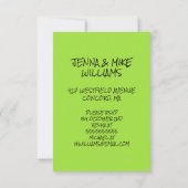 ハッピーハローウィン |パーティの招待状マティーニグラス 招待状 (裏面)