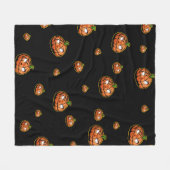 ハッピーハローウィン フリースブランケット (正面(横))