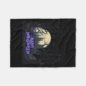 ハッピーハローウィン フリースブランケット (正面(横))