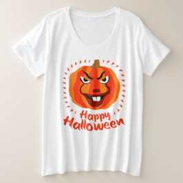 ハッピーハローウィン! プラスサイズTシャツ