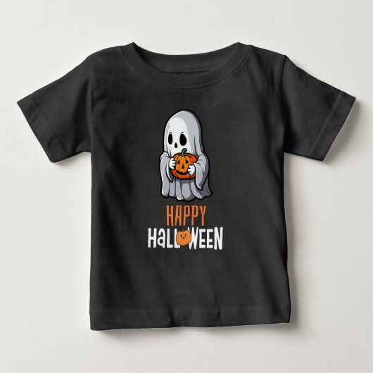 ハッピーハローウィン ベビーTシャツ (正面)