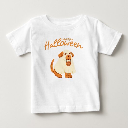 ハッピーハローウィン ベビーTシャツ (正面)