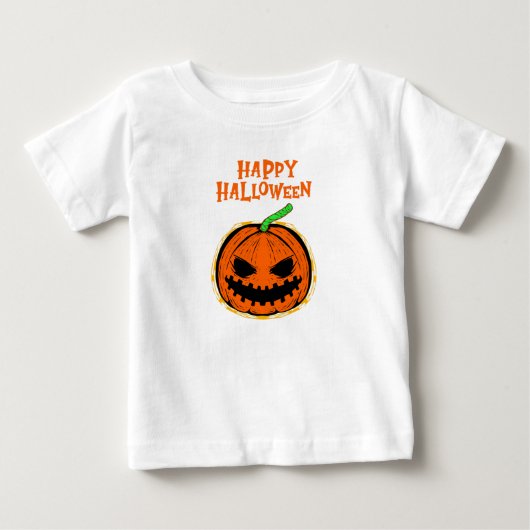 ハッピーハローウィン ベビーTシャツ (正面)