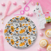 ハッピーハローウィン ペーパープレート (パーティー)