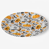 ハッピーハローウィン ペーパープレート (アングル)